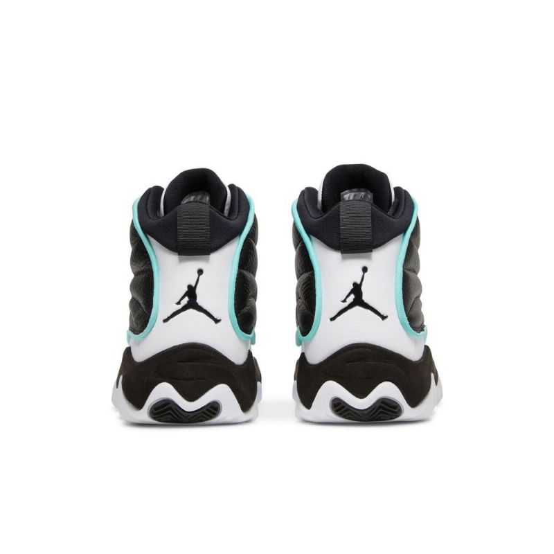 Air Jordan Pro Erős Fekete Fehér Türkiz Férfi Cipő
