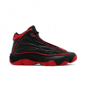 Air Jordan Pro Erős Fekete Piros Férfi Cipő