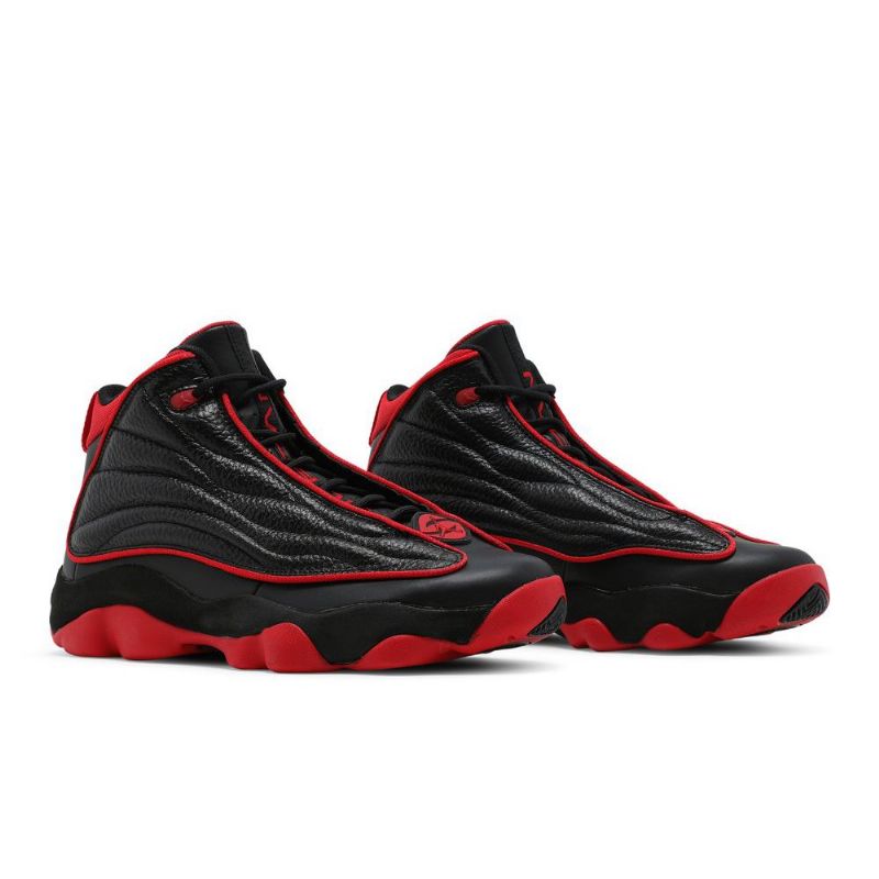 Air Jordan Pro Erős Fekete Piros Férfi Cipő