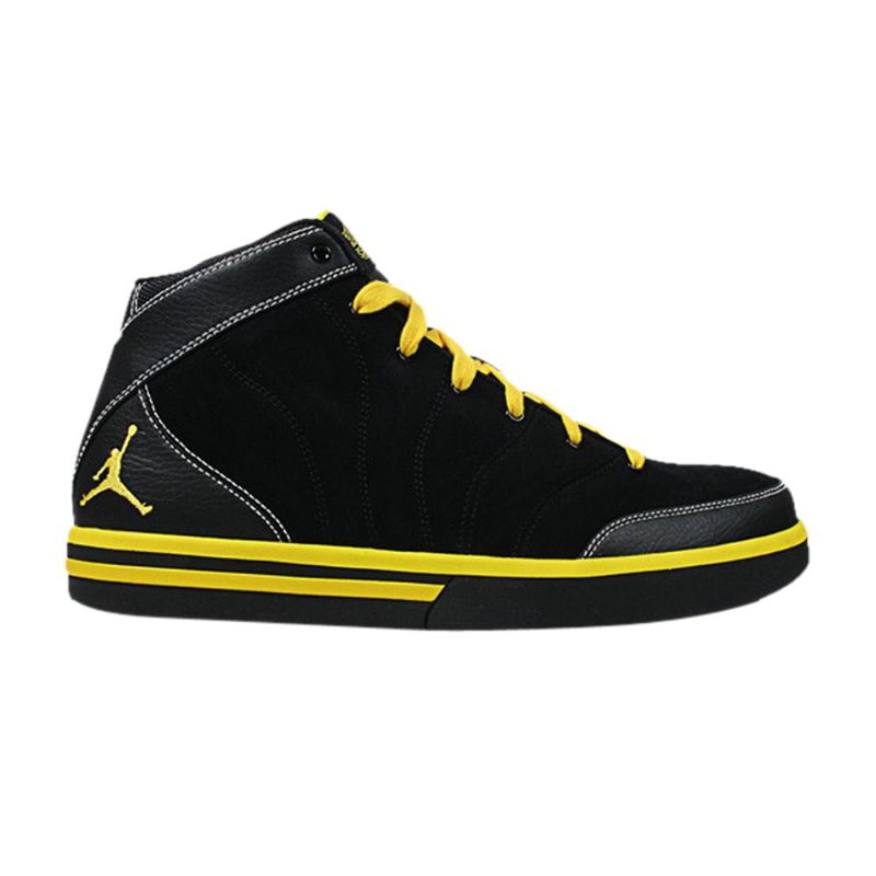 Air Jordan Pro Klasszikus Fekete Sárga Fehér Férfi Cipő