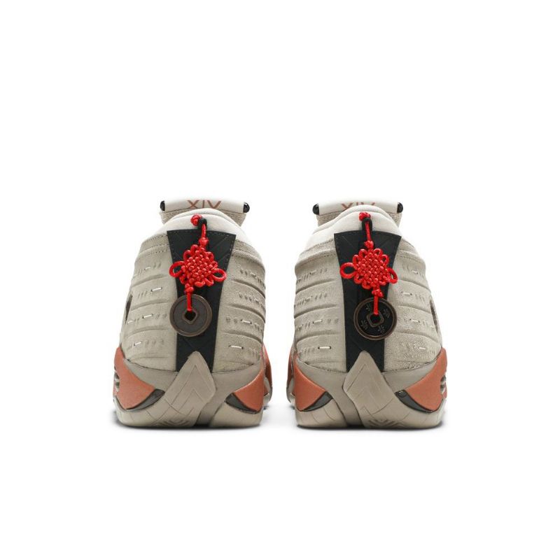 Air Jordan 14 Clot Retro Alacsony Szürke Rózsaszín Férfi Cipő