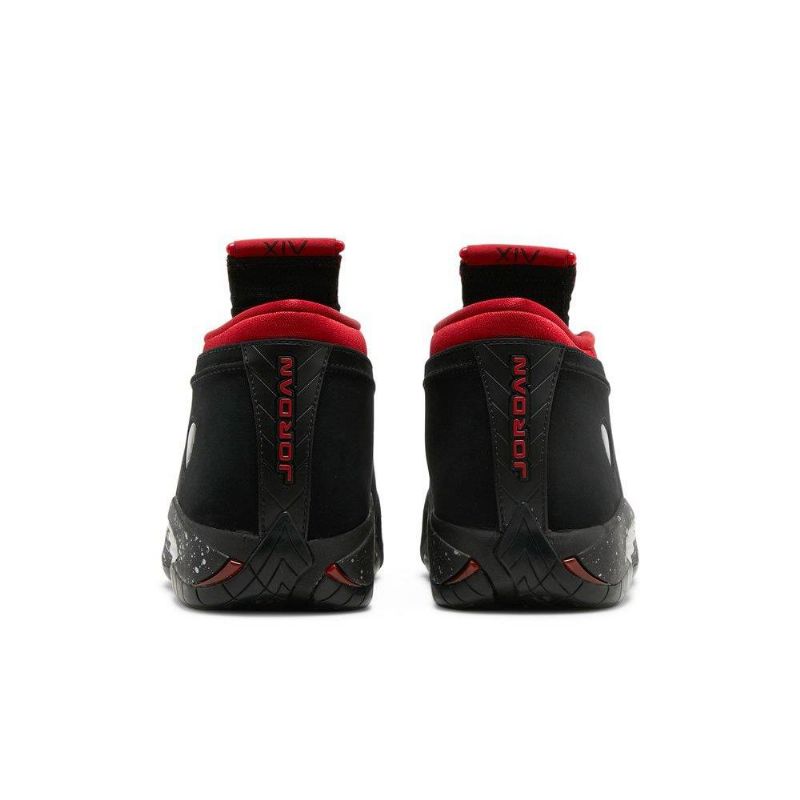 Air Jordan 14 Retro Alacsony Fekete Piros Női Cipő