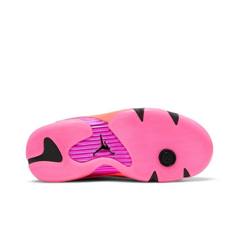 Air Jordan 14 Retro Alacsony Rózsaszín Fekete Piros Női Cipő