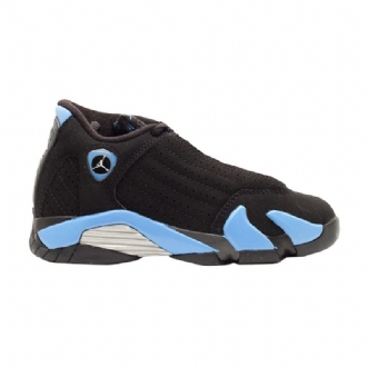 Air Jordan 14 Retro Fekete Kék Ezüst Női Cipő