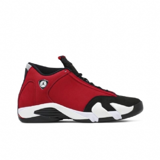 Air Jordan 14 Retro Fekete Piros Fehér Férfi Cipő