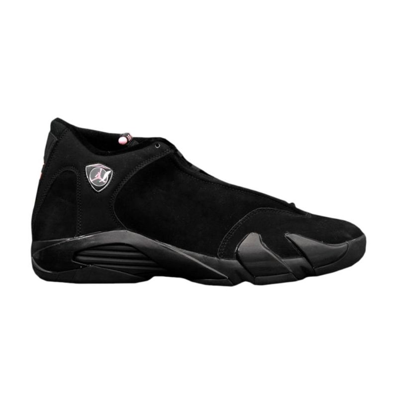 Air Jordan 14 Retro Fekete Rózsaszín Női Cipő