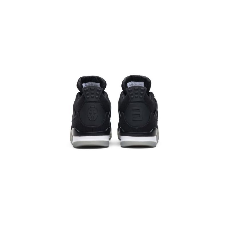 Air Jordan 4 Eminem Carhartt Fekete Ezüst Férfi Cipő