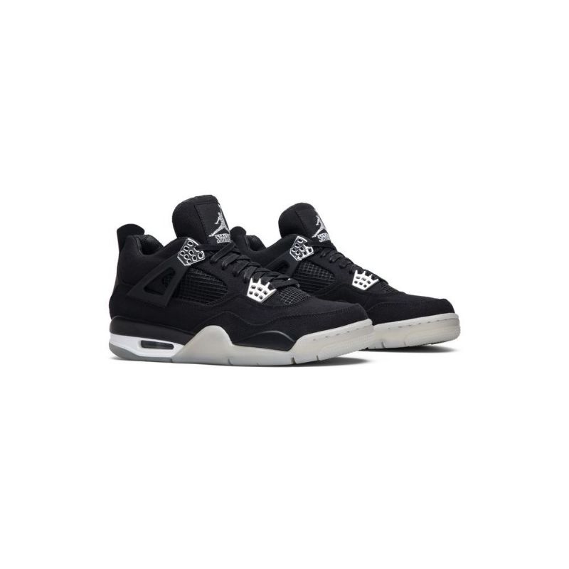 Air Jordan 4 Eminem Carhartt Fekete Ezüst Férfi Cipő