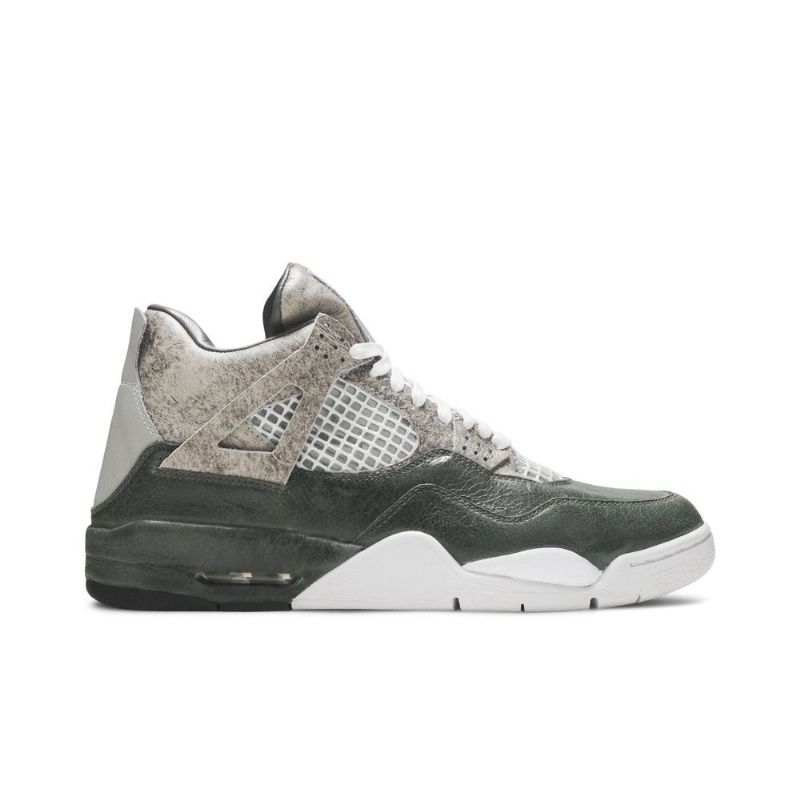 Air Jordan 4 Jack Daniel's The Shoe Surgeon Zöld Szürke Fehér Férfi Cipő