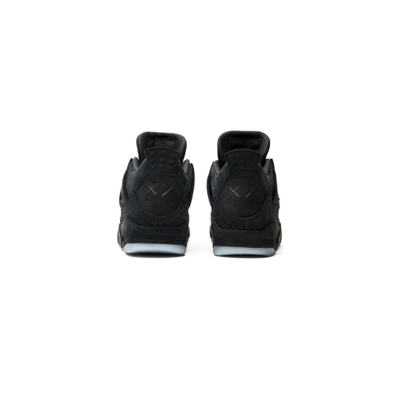 Air Jordan 4 Kaws Retro Fekete Férfi Cipő
