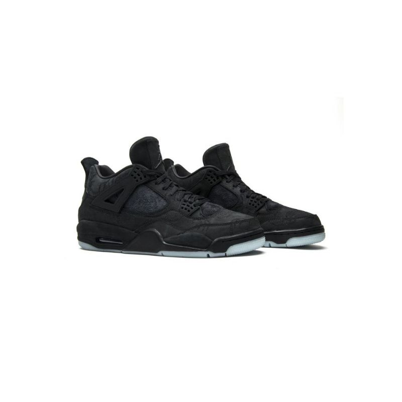 Air Jordan 4 Kaws Retro Fekete Férfi Cipő