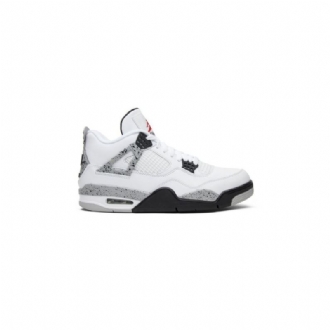 Air Jordan 4 Retro És Fehér Szürke Férfi Cipő