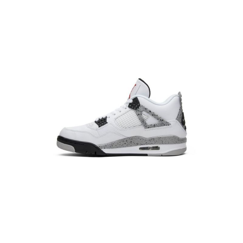Air Jordan 4 Retro És Fehér Szürke Férfi Cipő
