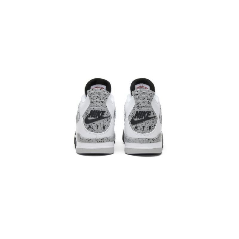 Air Jordan 4 Retro És Fehér Szürke Férfi Cipő