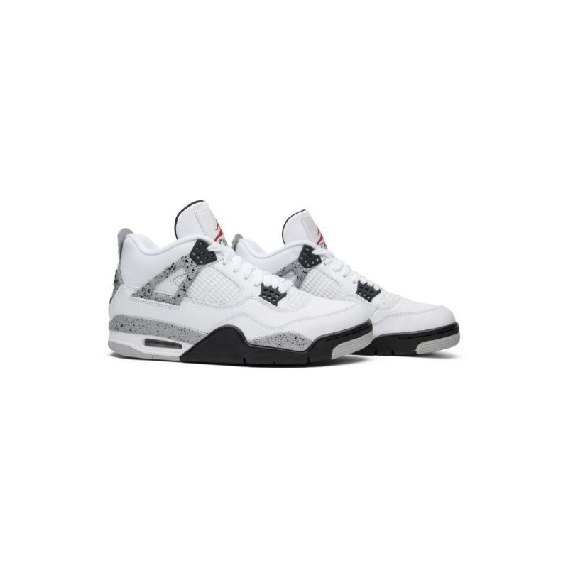 Air Jordan 4 Retro És Fehér Szürke Férfi Cipő