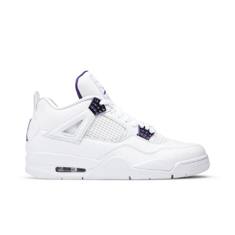 Air Jordan 4 Retro Fehér Lila Férfi Cipő