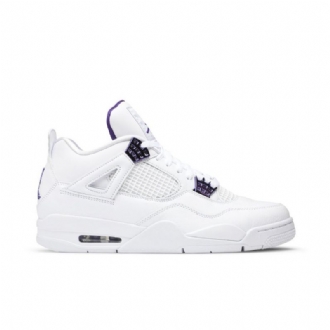 Air Jordan 4 Retro Fehér Lila Férfi Cipő