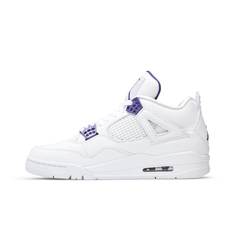 Air Jordan 4 Retro Fehér Lila Férfi Cipő