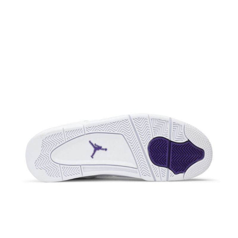 Air Jordan 4 Retro Fehér Lila Férfi Cipő