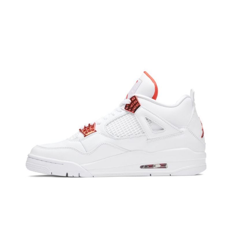 Air Jordan 4 Retro Fehér Narancssárga Férfi Cipő