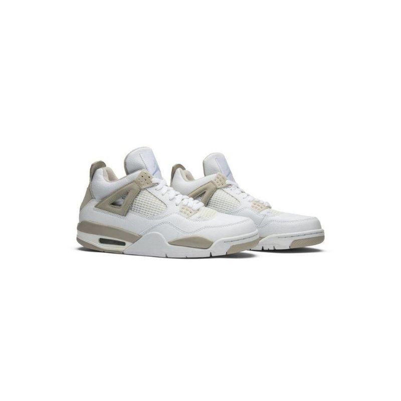 Air Jordan 4 Retro Fehér Szürke Női Cipő
