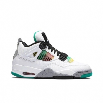 Air Jordan 4 Retro Fehér Szürke Többszínű Női Cipő