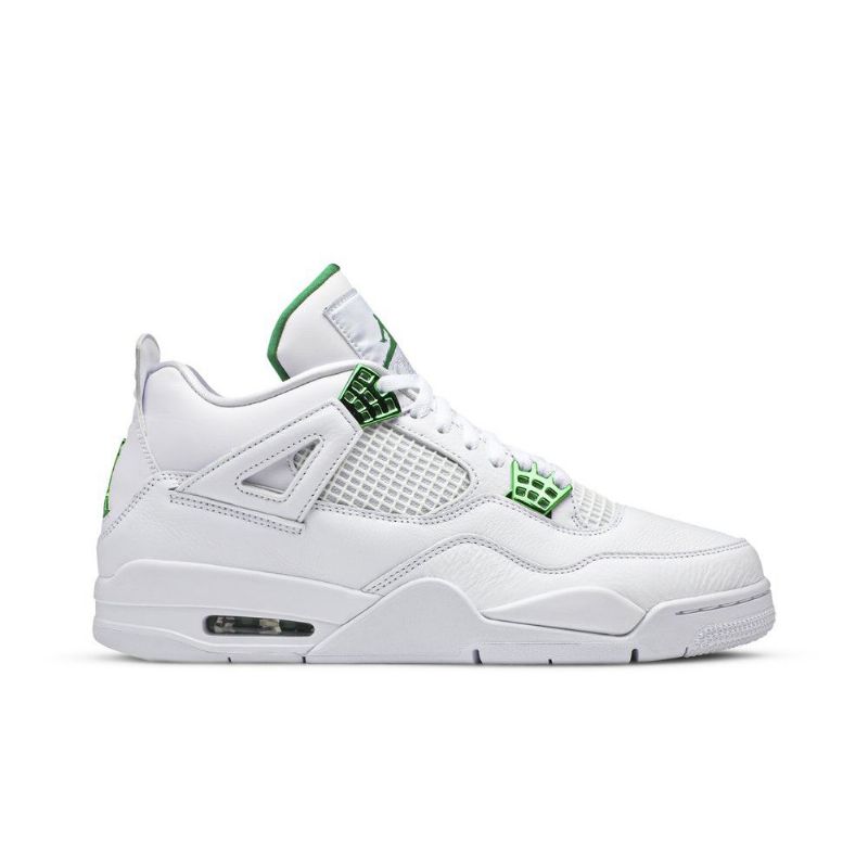 Air Jordan 4 Retro Fehér Zöld Férfi Cipő