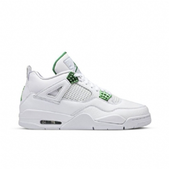 Air Jordan 4 Retro Fehér Zöld Férfi Cipő