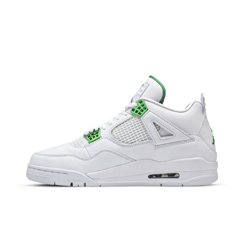 Air Jordan 4 Retro Fehér Zöld Férfi Cipő