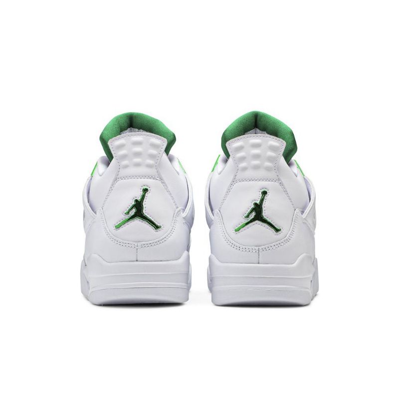 Air Jordan 4 Retro Fehér Zöld Férfi Cipő