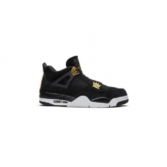 Air Jordan 4 Retro Fekete Arany Fehér Férfi Cipő