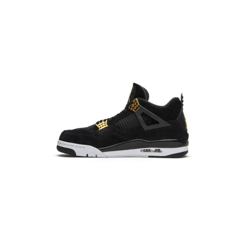 Air Jordan 4 Retro Fekete Arany Fehér Férfi Cipő