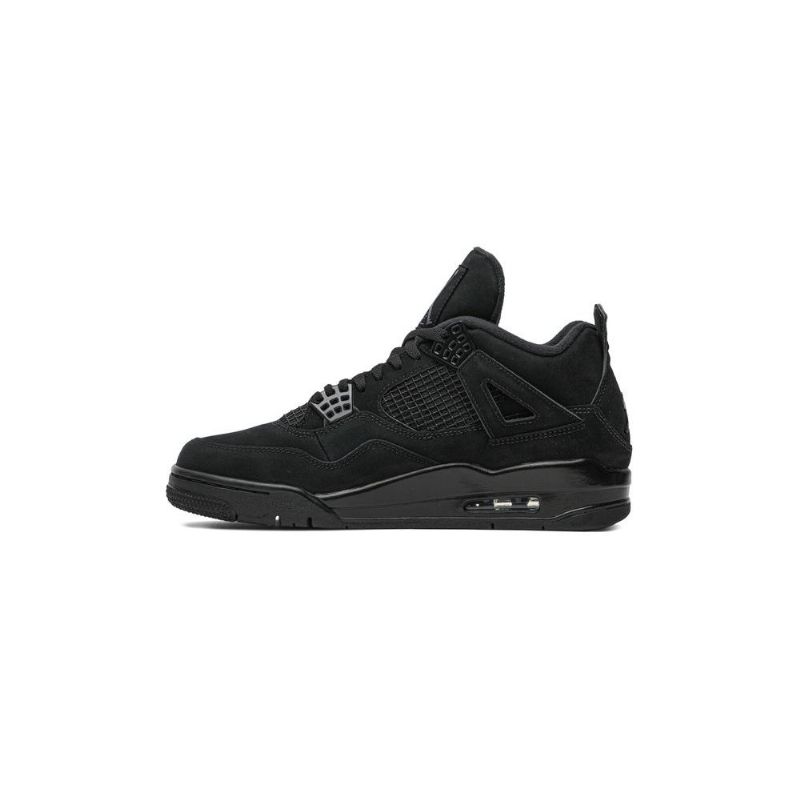 Air Jordan 4 Retro Fekete Szürke Férfi Cipő