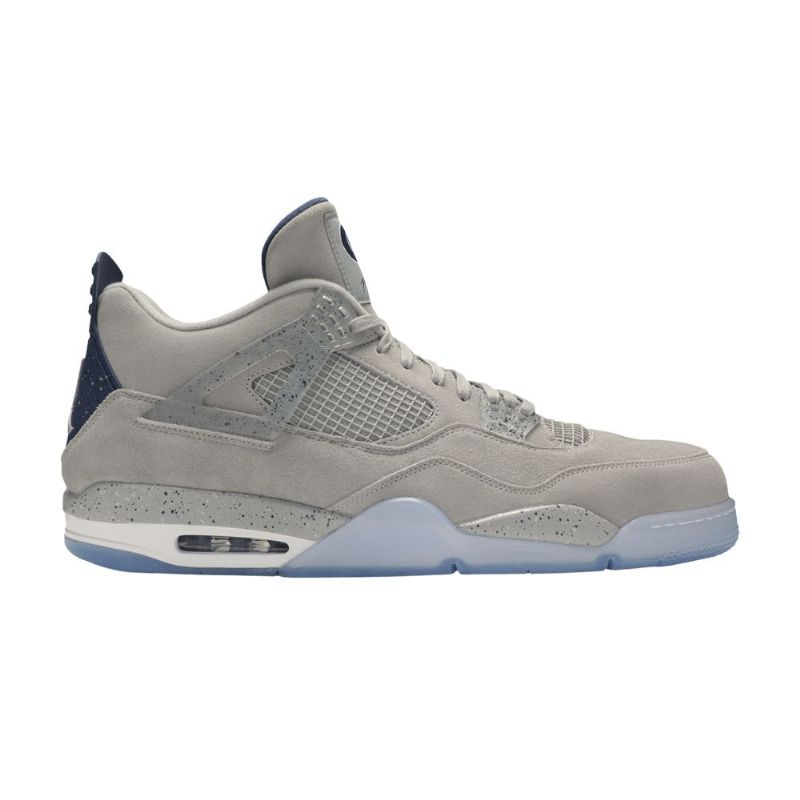 Air Jordan 4 Retro Pe Szürke Sötétkék Férfi Cipő