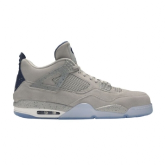 Air Jordan 4 Retro Pe Szürke Sötétkék Férfi Cipő