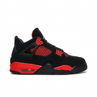 Air Jordan 4 Retro Piros Fekete Férfi Cipő