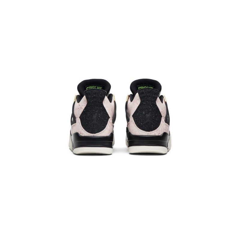 Air Jordan 4 Retro Rózsaszín Fekete Arany Női Cipő