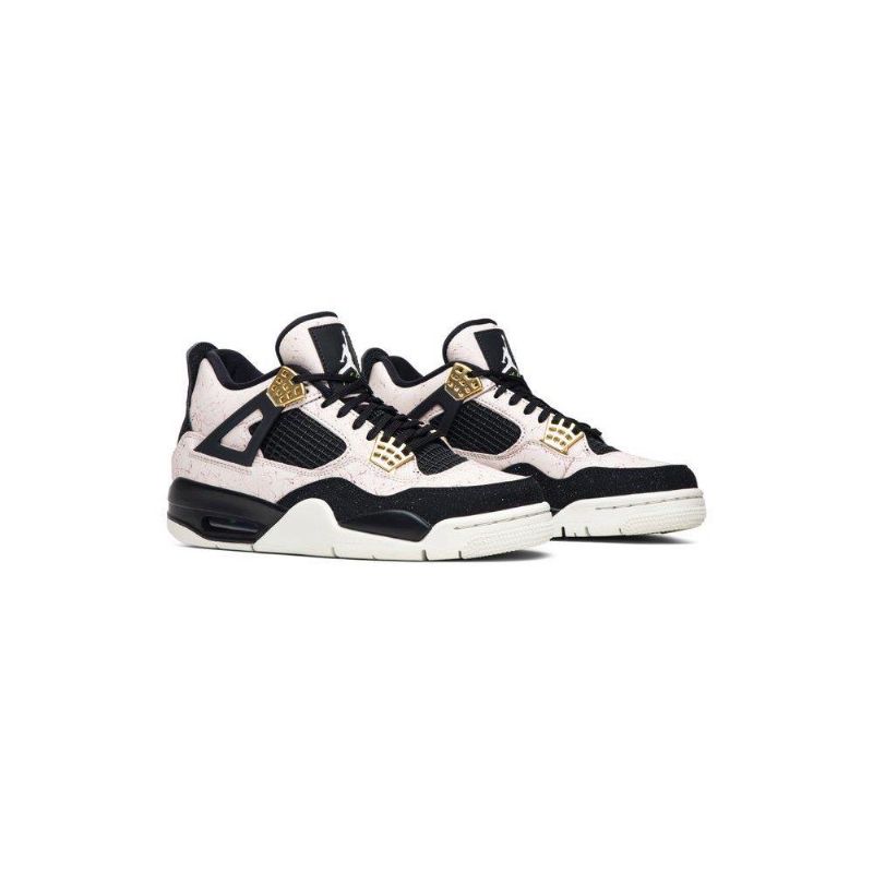Air Jordan 4 Retro Rózsaszín Fekete Arany Női Cipő
