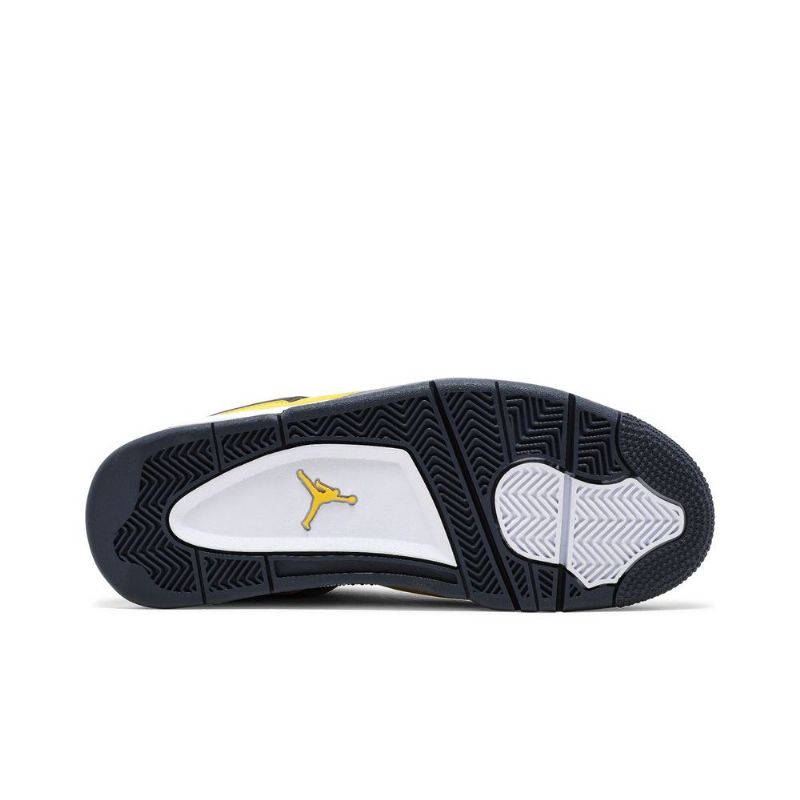 Air Jordan 4 Retro Sárga Sötétkék Férfi Cipő