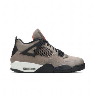 Air Jordan 4 Retro Szürke Fekete Piros Férfi Cipő