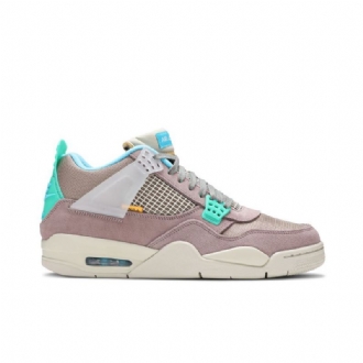 Air Jordan 4 Union La Retro Szürke Türkizkék Férfi Cipő