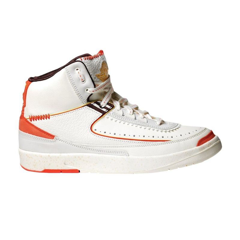Air Jordan 2 Maison Château Rouge Fehér Narancssárga Férfi Cipő
