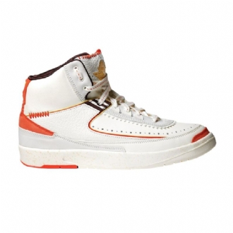 Air Jordan 2 Maison Château Rouge Fehér Narancssárga Férfi Cipő