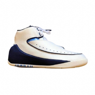 Air Jordan 2 Nu Fehér Sötétkék Férfi Cipő