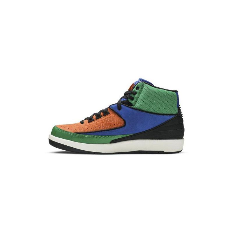 Air Jordan 2 Retro Fekete Többszínű Női Cipő