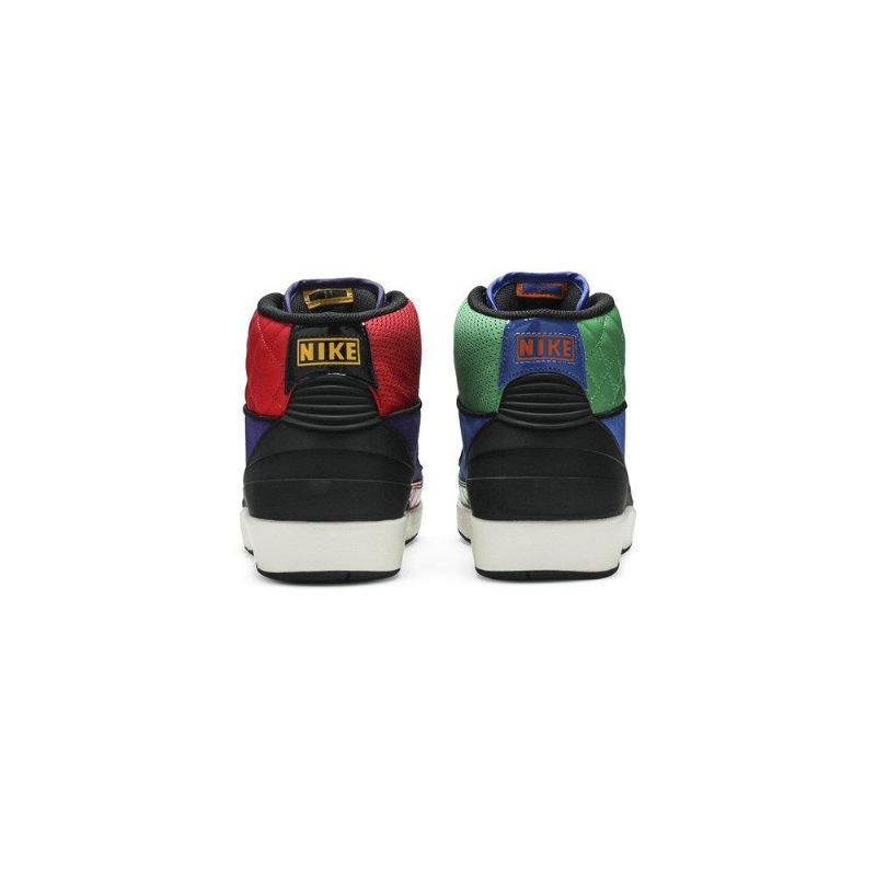 Air Jordan 2 Retro Fekete Többszínű Női Cipő