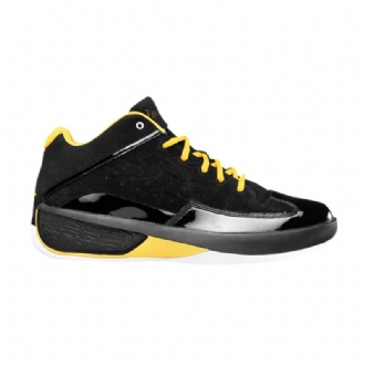 Air Jordan 2 Smooth Fekete Sárga Fehér Férfi Cipő