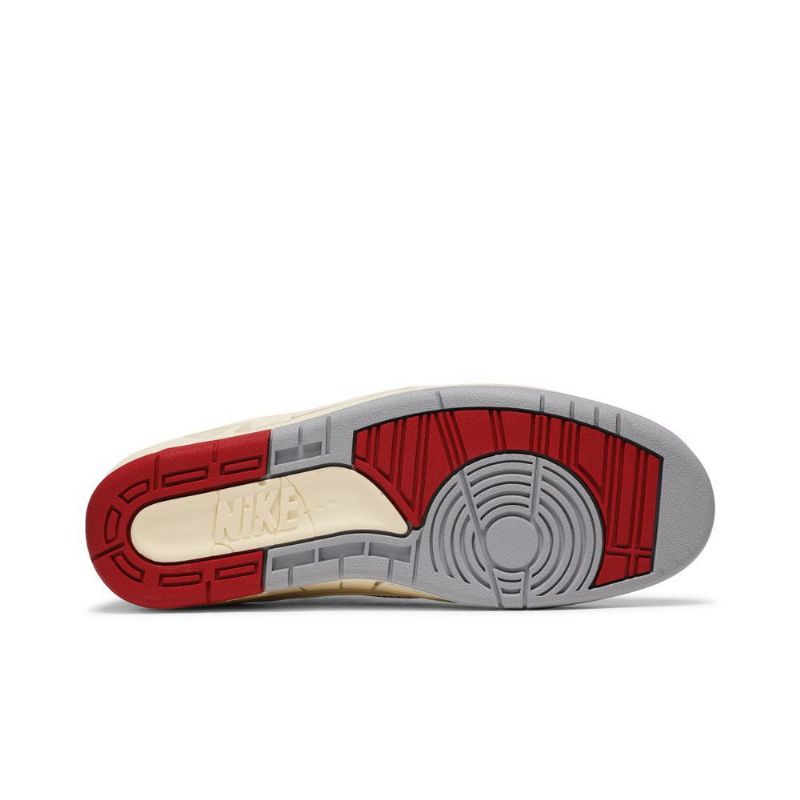 Air Jordan 2 Törtfehér Retro Low Sp Fehér Piros Bézs Férfi Cipő