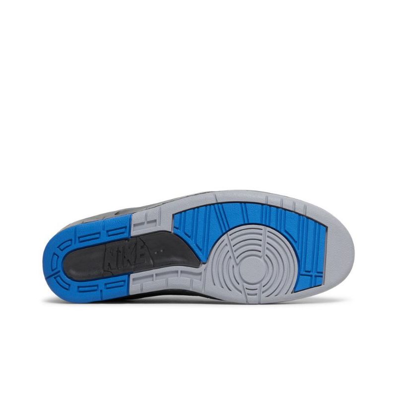 Air Jordan 2 Törtfehér Retro Low Sp Fekete Kék Szürke Férfi Cipő