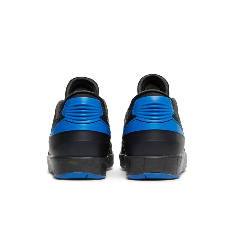 Air Jordan 2 Törtfehér Retro Low Sp Fekete Kék Szürke Férfi Cipő